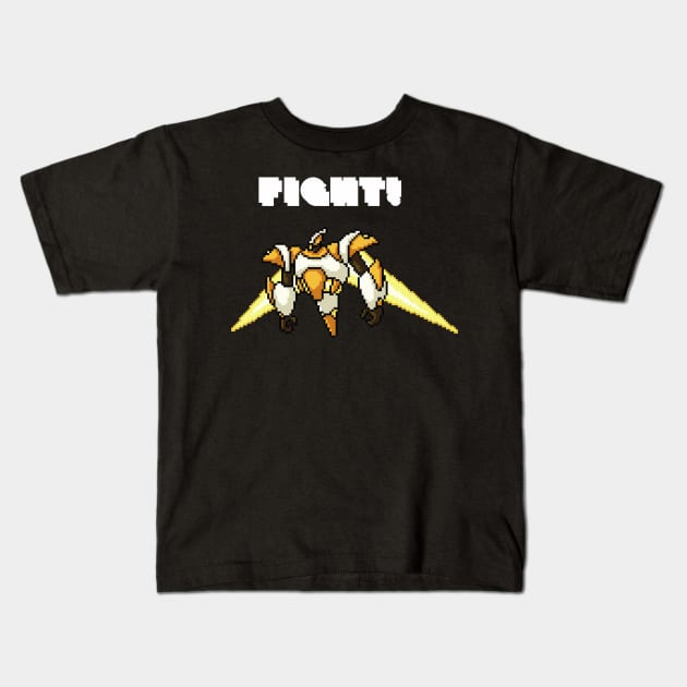 Anime Fighting Robot Kids T-Shirt by Foxxy Merch